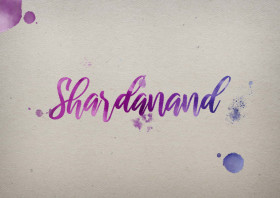 Shardanand Watercolor Name DP
