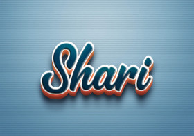 Cursive Name DP: Shari