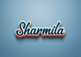 Cursive Name DP: Sharmila