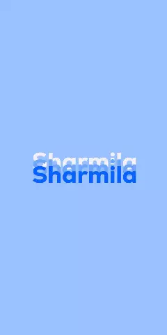 Name DP: Sharmila