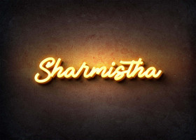 Glow Name Profile Picture for Sharmistha