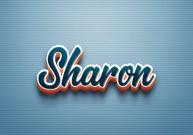 Cursive Name DP: Sharon
