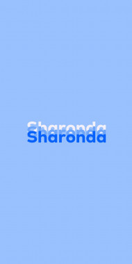 Name DP: Sharonda