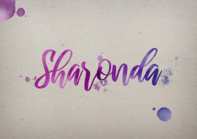 Sharonda Watercolor Name DP