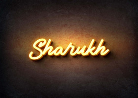 Glow Name Profile Picture for Sharukh
