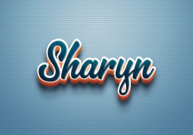 Cursive Name DP: Sharyn
