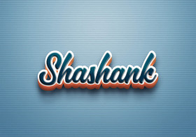 Cursive Name DP: Shashank