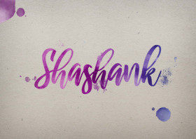 Shashank Watercolor Name DP