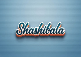 Cursive Name DP: Shashibala