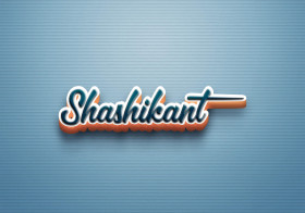 Cursive Name DP: Shashikant