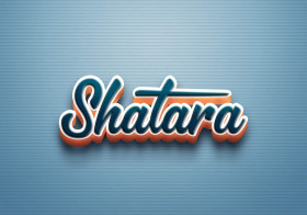 Cursive Name DP: Shatara