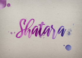 Shatara Watercolor Name DP
