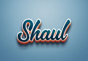 Cursive Name DP: Shaul