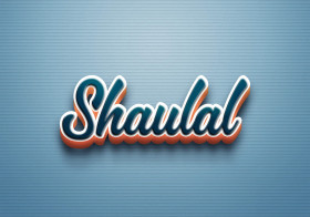 Cursive Name DP: Shaulal