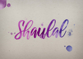 Shaulal Watercolor Name DP