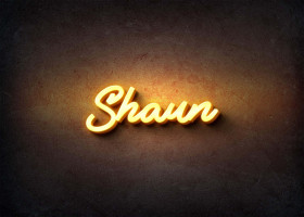 Glow Name Profile Picture for Shaun
