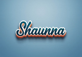 Cursive Name DP: Shaunna