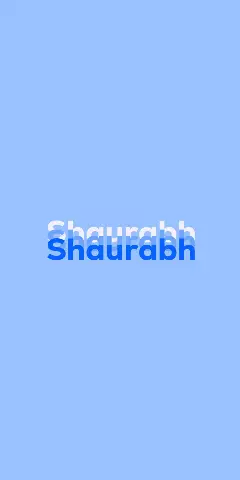 Name DP: Shaurabh