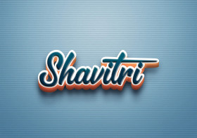 Cursive Name DP: Shavitri