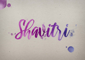 Shavitri Watercolor Name DP