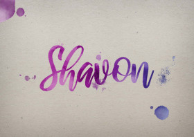 Shavon Watercolor Name DP