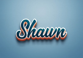 Cursive Name DP: Shawn
