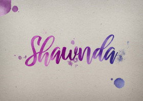 Shawnda Watercolor Name DP
