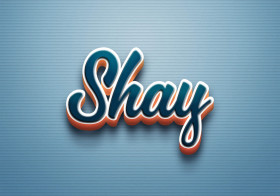 Cursive Name DP: Shay