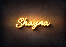 Glow Name Profile Picture for Shayna