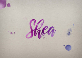 Shea Watercolor Name DP