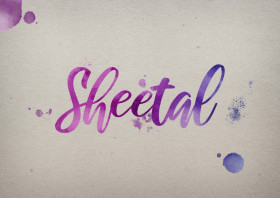 Sheetal Watercolor Name DP