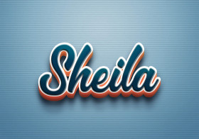 Cursive Name DP: Sheila
