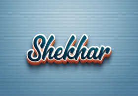 Cursive Name DP: Shekhar