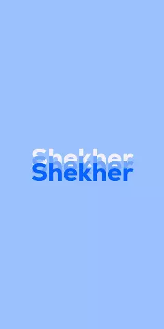 Shekher Name Wallpaper