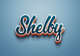 Cursive Name DP: Shelby