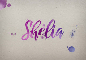Shelia Watercolor Name DP