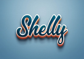 Cursive Name DP: Shelly