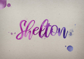 Shelton Watercolor Name DP