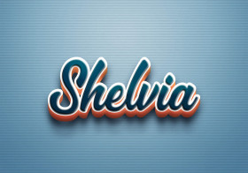 Cursive Name DP: Shelvia