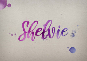 Shelvie Watercolor Name DP
