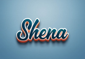 Cursive Name DP: Shena