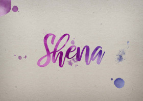 Shena Watercolor Name DP