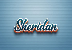Cursive Name DP: Sheridan