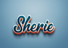 Cursive Name DP: Sherie