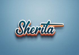 Cursive Name DP: Sherita