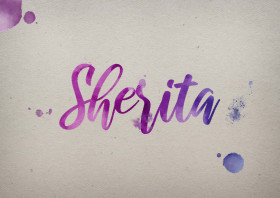 Sherita Watercolor Name DP