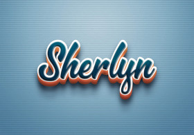 Cursive Name DP: Sherlyn