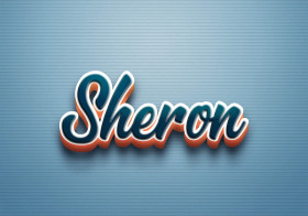 Cursive Name DP: Sheron