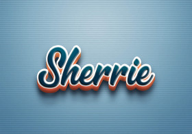 Cursive Name DP: Sherrie