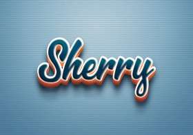 Cursive Name DP: Sherry